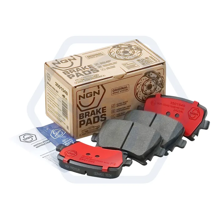Колодки тормозные керамические, задние AUDI A3 03> / A4 00> / A6 04>, SKODA Octavia/Super NGN 3501549