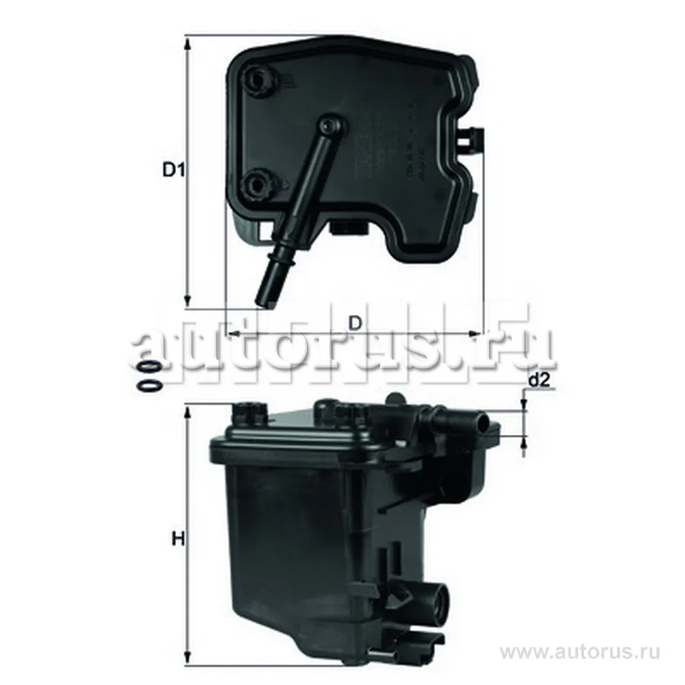 Фильтр топливный KNECHT/MAHLE KL431D