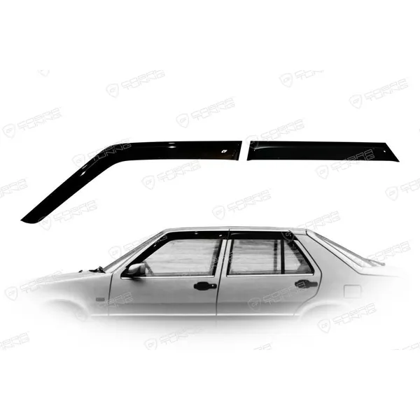 Дефлектора на окна Fiat Croma (154) Sd 1985-1996EuroStandard деф.окон Cobra Tuning FE22485