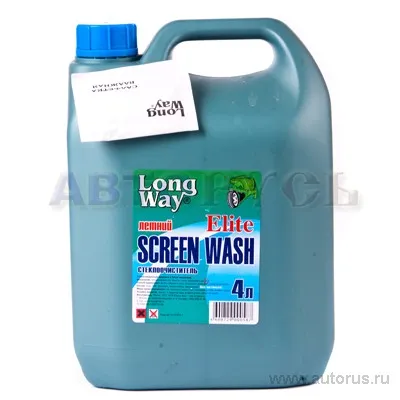 Жидкость омывателя летняя Long Way готовая 4 л 49