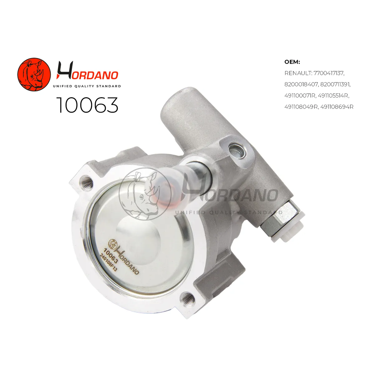 Насос ГУР RENAULT SYMBOL I (LB0/1/2) Hordano 10063