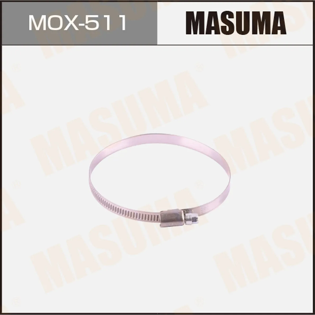Хомут червячный, 80-100мм H-9мм нержав. сталь (в упак. 10шт.) MASUMA MOX511