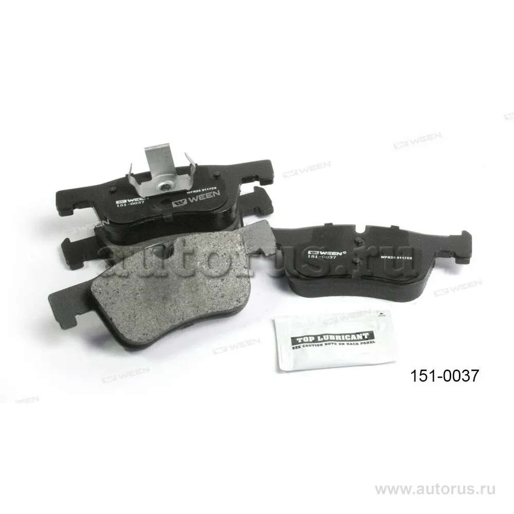 Тормозные колодки дисковые передние BMW 1 (F20,F21), 3 (F30,F31,F35,F80), 3 Gran Turis WEEN 151-0037