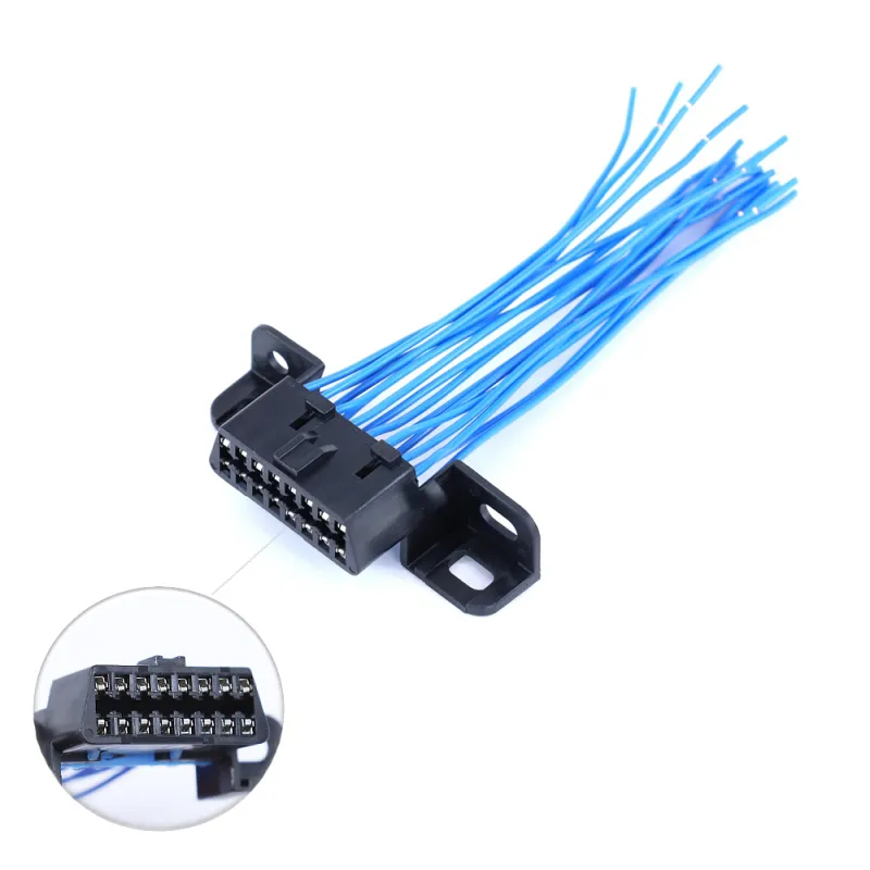 Разъем диагностики 16-ти контактный,VOLTON с проводами VOLTON VLT3672