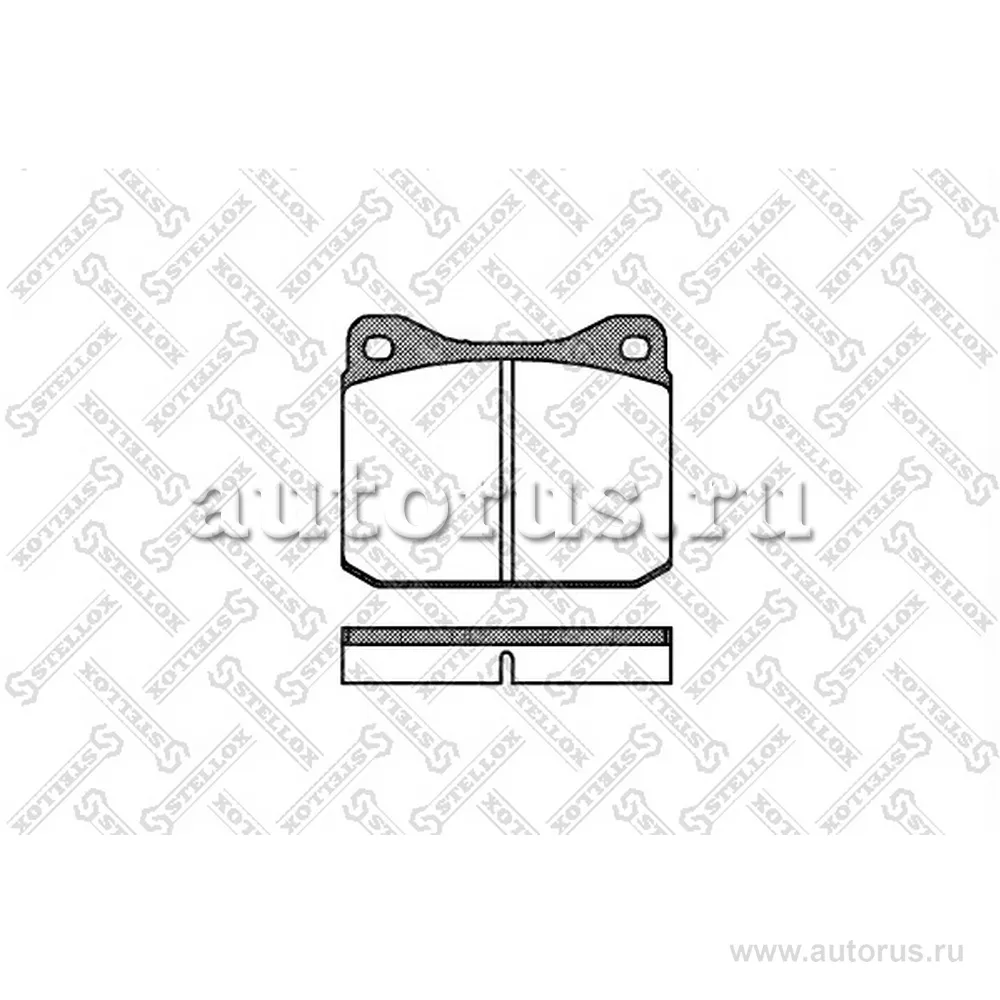 Колодки дисковые п. VW LT 28 75-96 STELLOX 021 010-SX