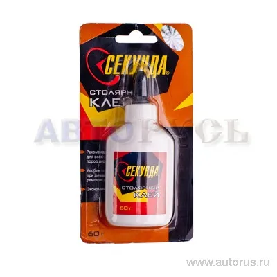 Клей столярный эластичный 60гр СЕКУНДА 403-116