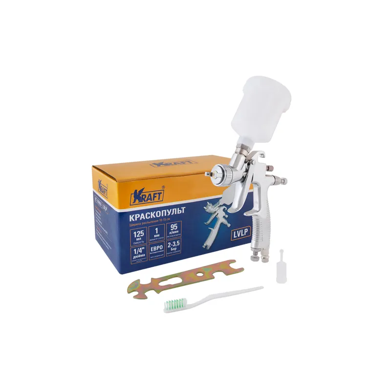Краскопульт LVLP 125/1 KRAFT KT 707051 KRAFT KT707051