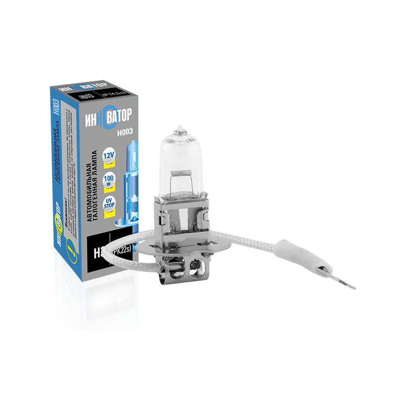 Лампа 12V H3 100W PK22s KRAFT 1 шт. картон H003
