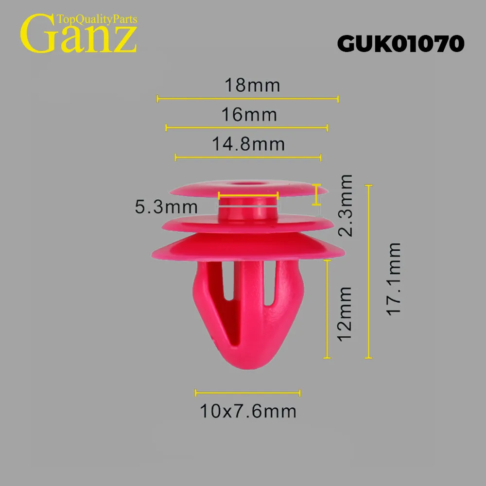 Клипса универсальная  GANZ GUK01070