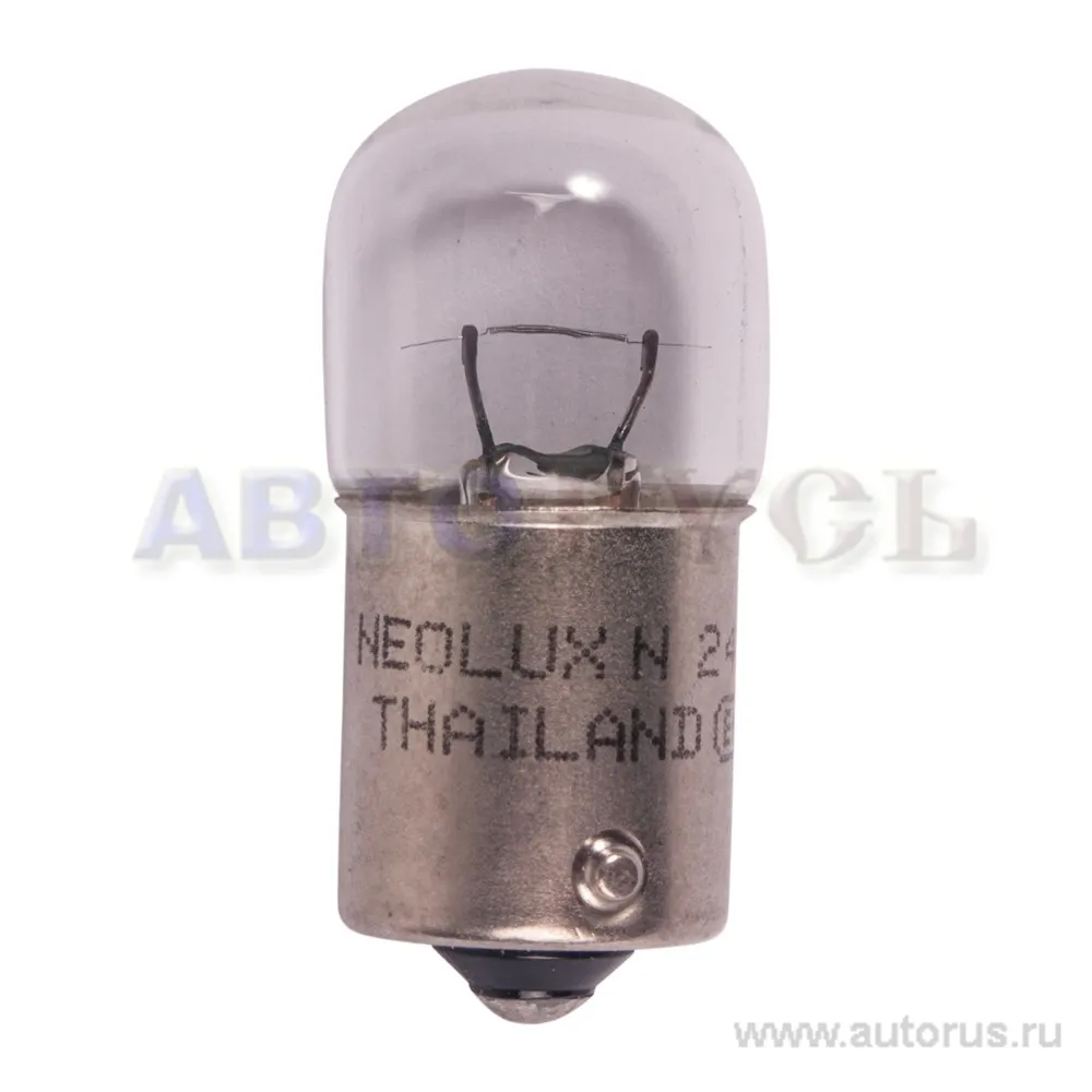 Лампа 12V R10W 10W BA15s NEOLUX Standart 1 шт. картон N245