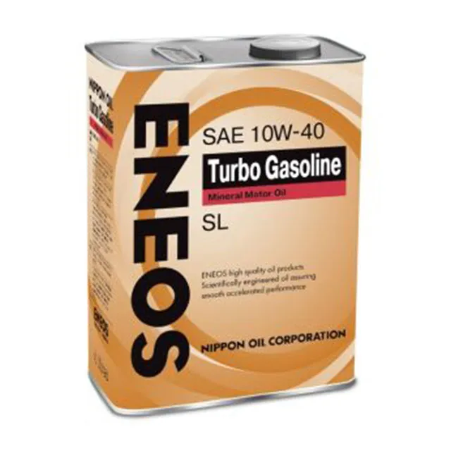 Масло моторное ENEOS Turbo Gasoline SL 10W-40 минеральное 4 л OIL1442