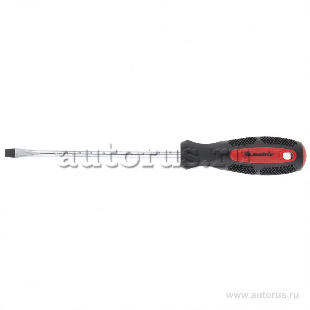 Отвертка Anti-Slip, SL6, 0x150 мм, CrV, двухкомп. рукоятка MATRIX 12222