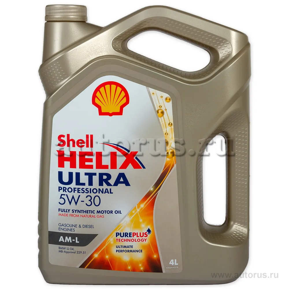 Масло моторное SHELL Helix Ultra Professional AM-L 5W-30 синтетическое 5 л 550046353