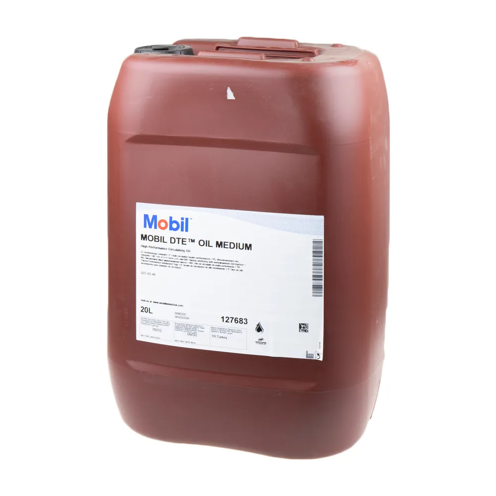 Масло индустриальное MOBIL DTE Oil MEDIUM минеральное 20 л 127683