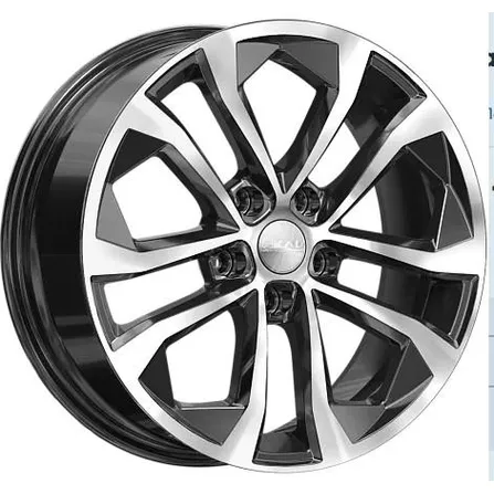 Диск литой R17 7J 5x100/67.1 ET45 СКАД Тукан Алмаз 4080905