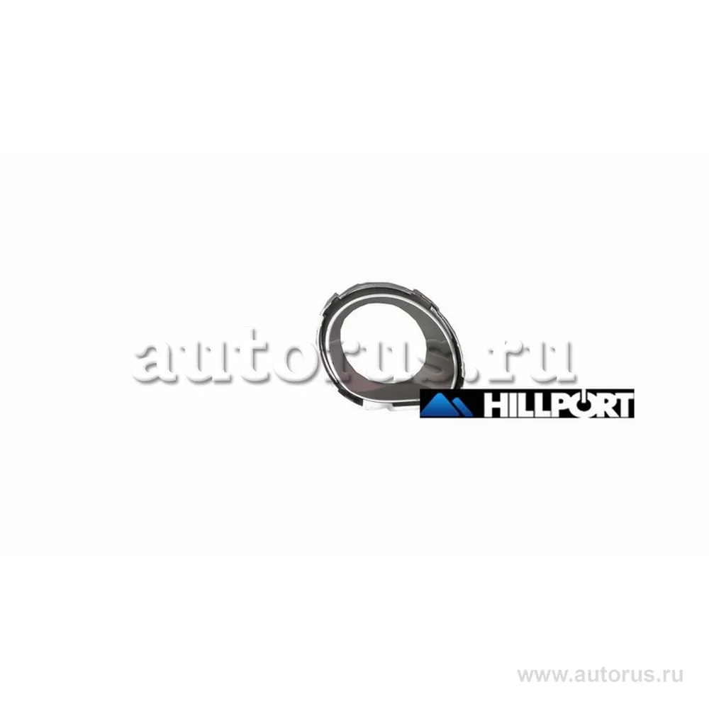 Окантовка накладки птф Touareg 07-10 металлик правая HILLPORT VHP6012R