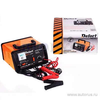 Зарядное устройство 12В 15А 220В DEFORT DBC-15