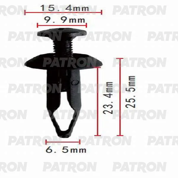 Клипса пластмассовая Chrysler, Ford применяемость: внутренняя отделка PATRON P370058