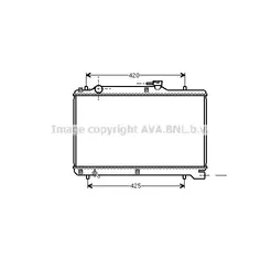 Радиатор системы охлаждения мкпп AVA SZ2041