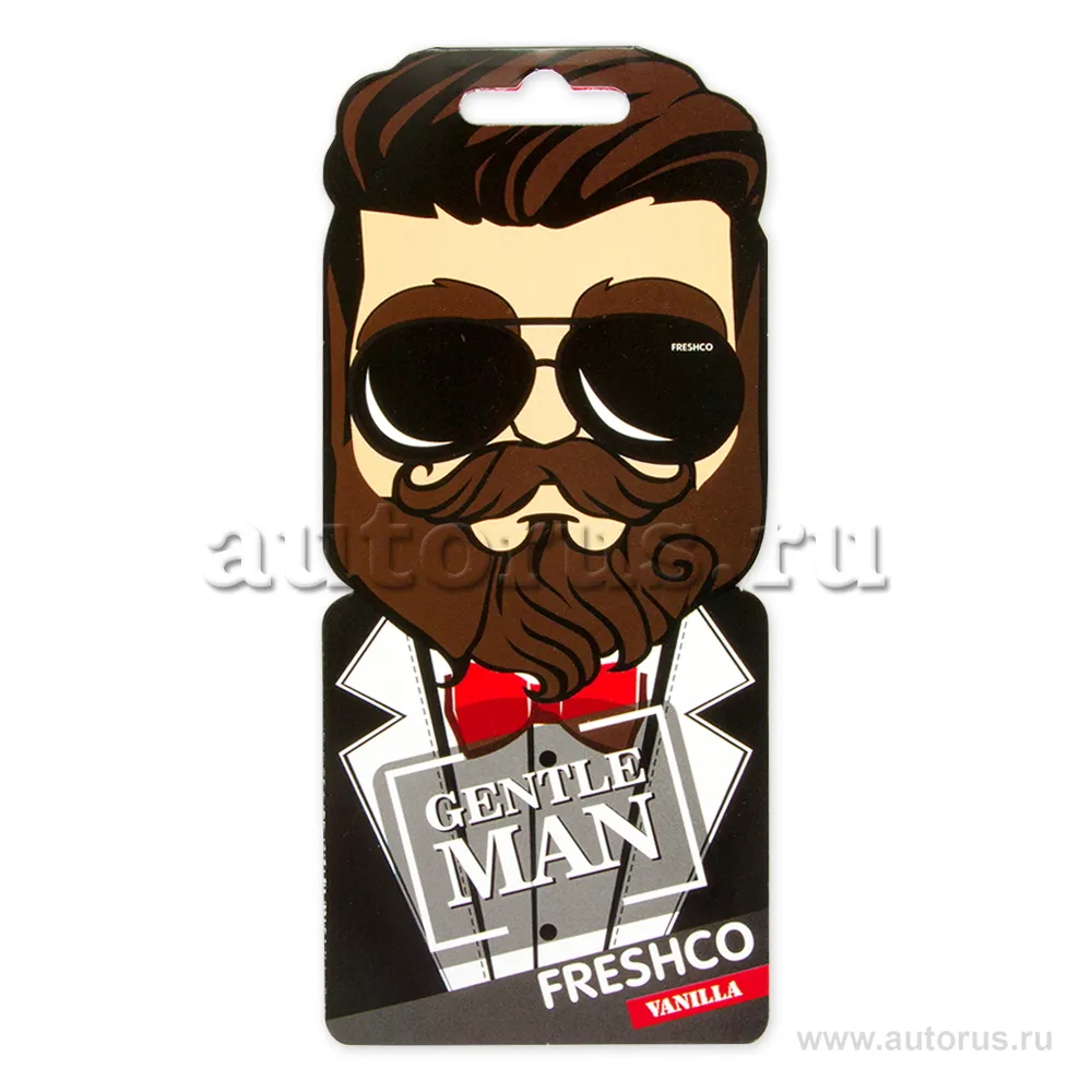Ароматизатор Территория Мужчин пропитанный пластинка (ТМ Gentleman) Ваниль Freshco AR1TM070