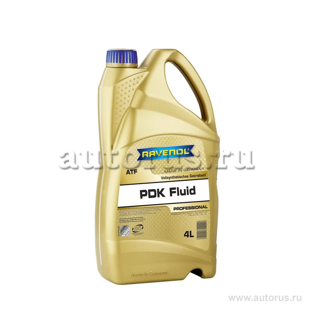 Трансмиссионное масло RAVENOL ATF PDK Fluid (4л) new 1211131-004 (4014835851160)