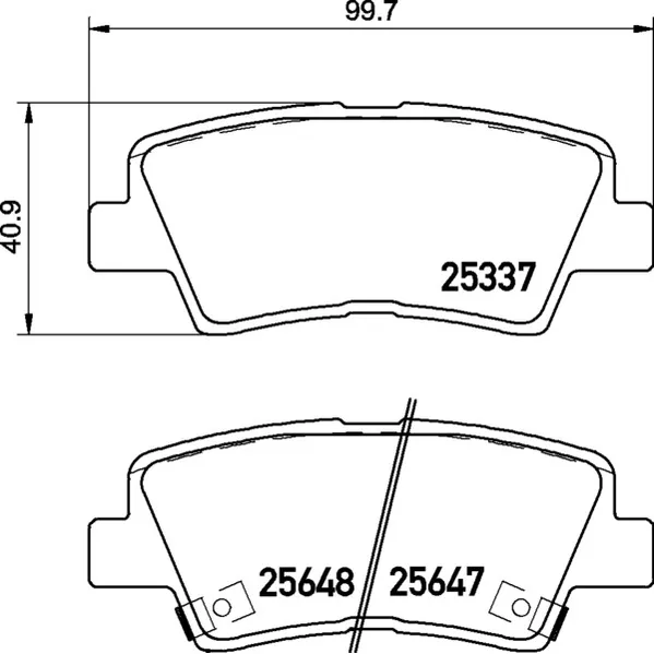 Колодки задние HYUNDAI Grandeur 03-11/KIA Optima III NISSHINBO NP6036