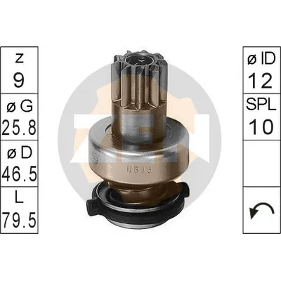 Бендикс стартера VW T3 ERA ZN0613