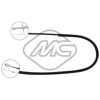 Трос ручника MER SPRINTER CH.3550 MOD.741.408/02-4T SX-LH Metalcaucho 80963