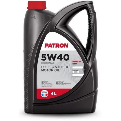 Масло моторное PATRON Full Synthetic 5W-40 синтетическое 4 л 5W40 4L ORIGINAL