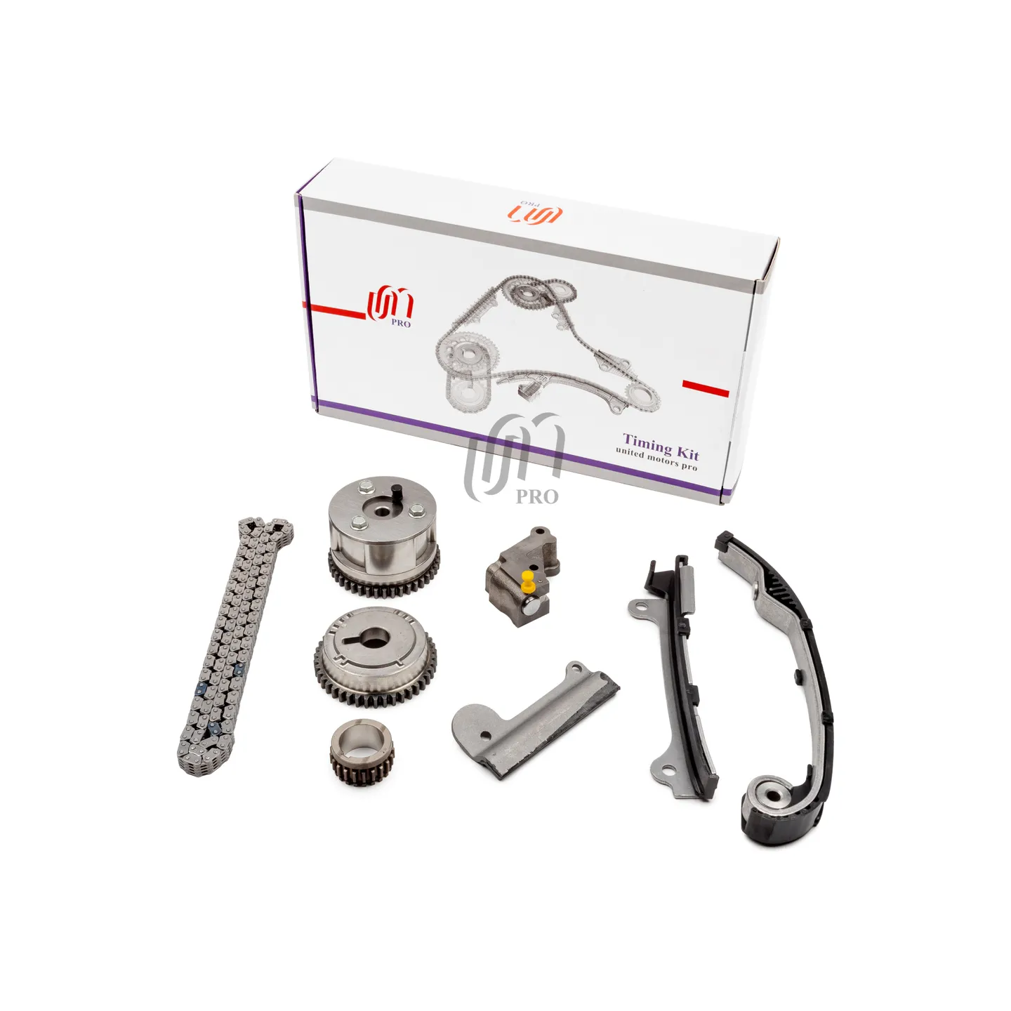 Комплект ГРМ NISSAN QG15DE QG18DE (13028-4M511 13025-AU00A с фазовращателем) UM UNITED MOTORS 30CDC038