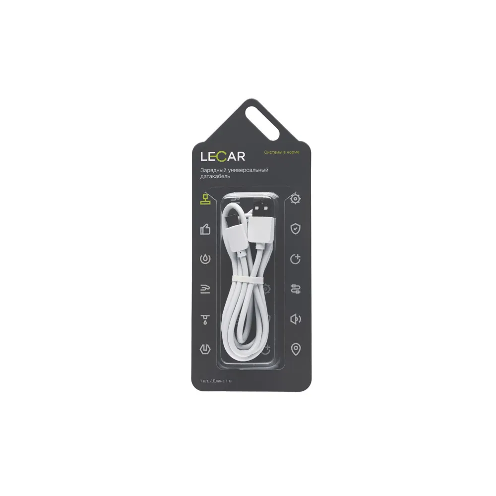 Зарядный универсальный датакабель USB TypeC LECAR LECAR000055209