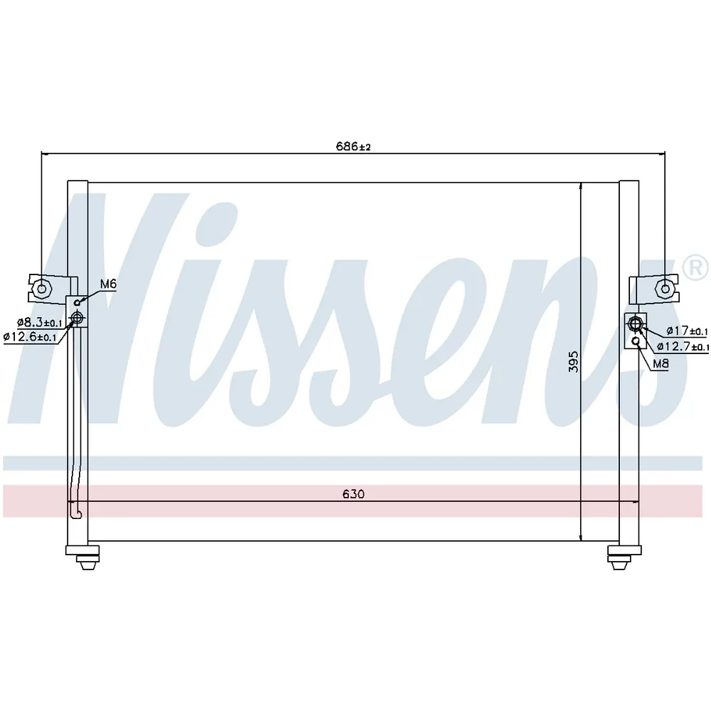Радиатор NISSENS 94038