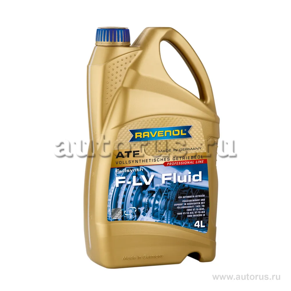 Трансмиссионное масло RAVENOL ATF F-LV Fluid ( 4л) new
