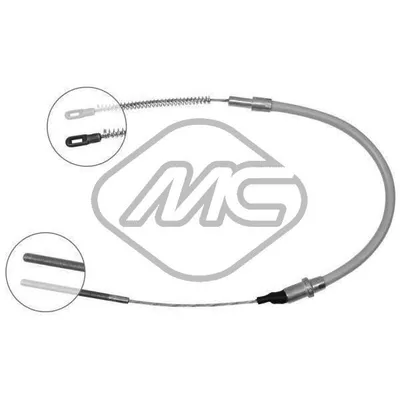 Трос ручника OPL CORSA ALL SX-LH Metalcaucho 82450