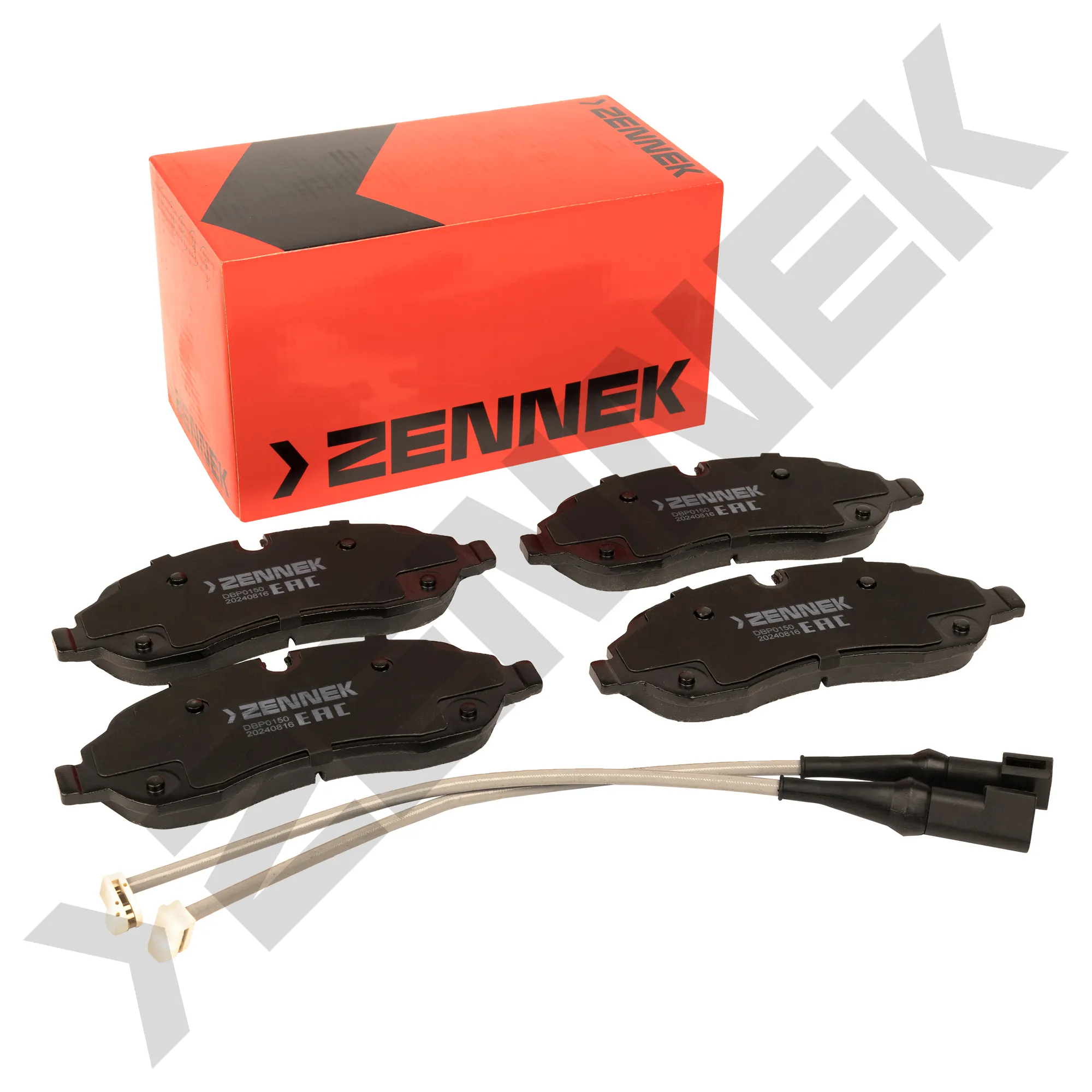 Колодки тормозные дисковые передние FORD TOURNEO 12-, TRANSIT 12- ZENNEK DBP0150