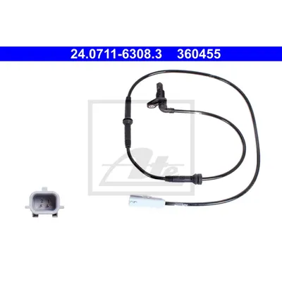 Датчик ABS зад.мост слева Renault Dokker 1.5 dci 13- ATE 24071163083