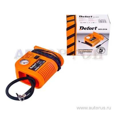 Компрессор 7Атм 12л/мин 12В 93728328 Defort DCC-251N
