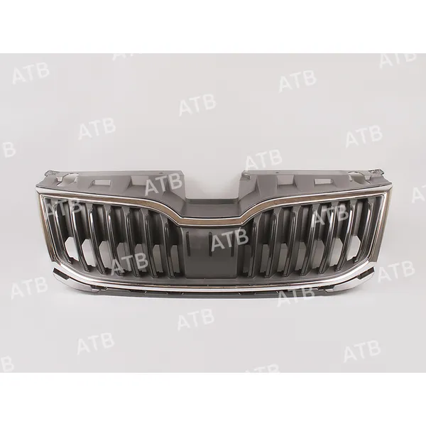 Решетка радиатора Skoda Octavia A7 2017-2023 рестайлинг хром ATB 1ASO70JAX