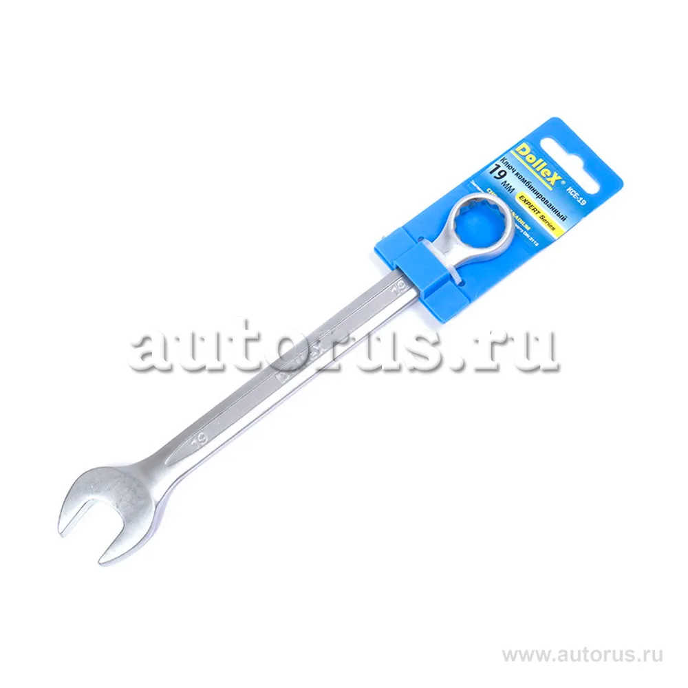 Ключ комбинированный, 19 x 19 мм DOLLEX KCE-19