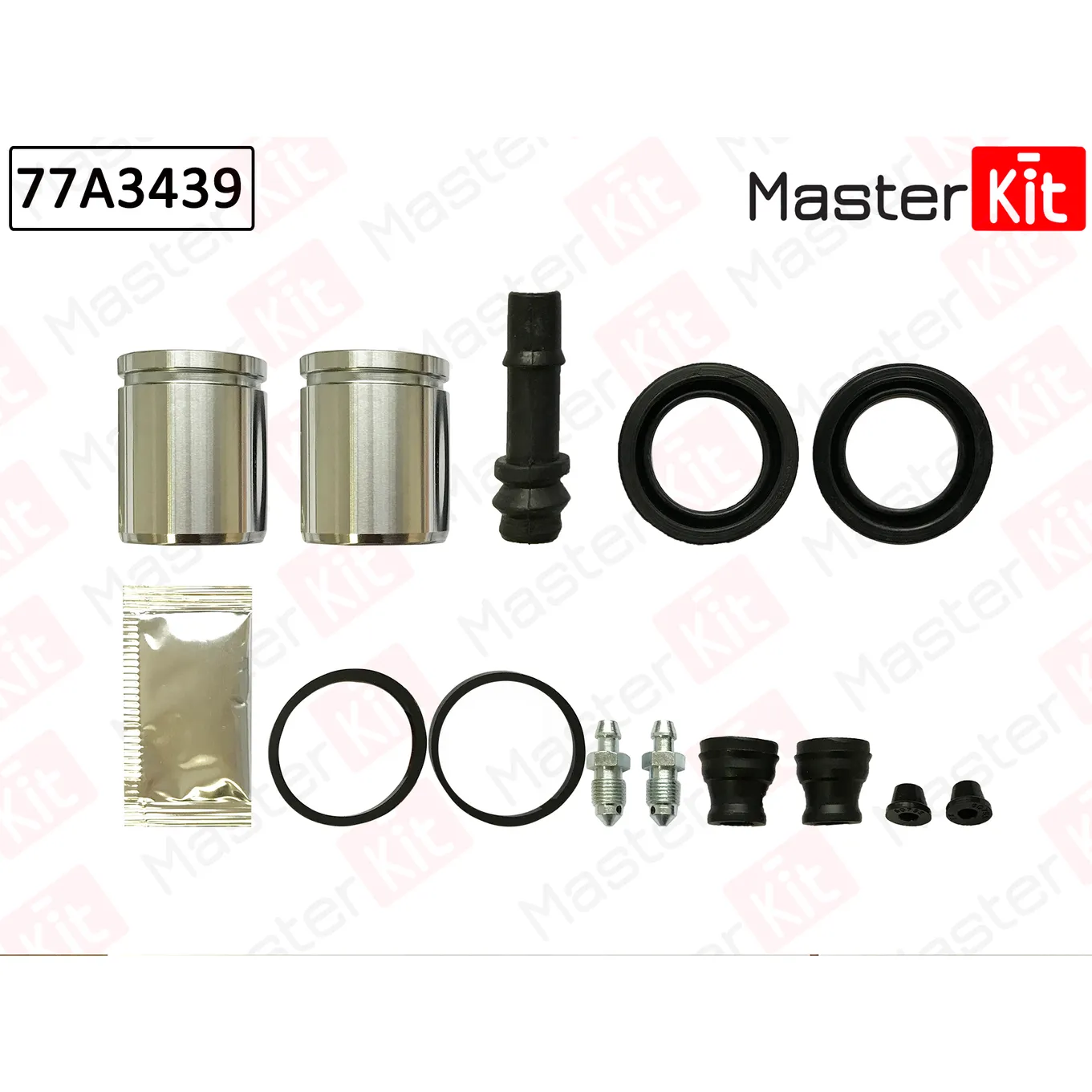 Ремкомплект тормозного суппорта+поршень Volvo 940 II (944) 1994 - 1998 MASTERKIT 77A3439