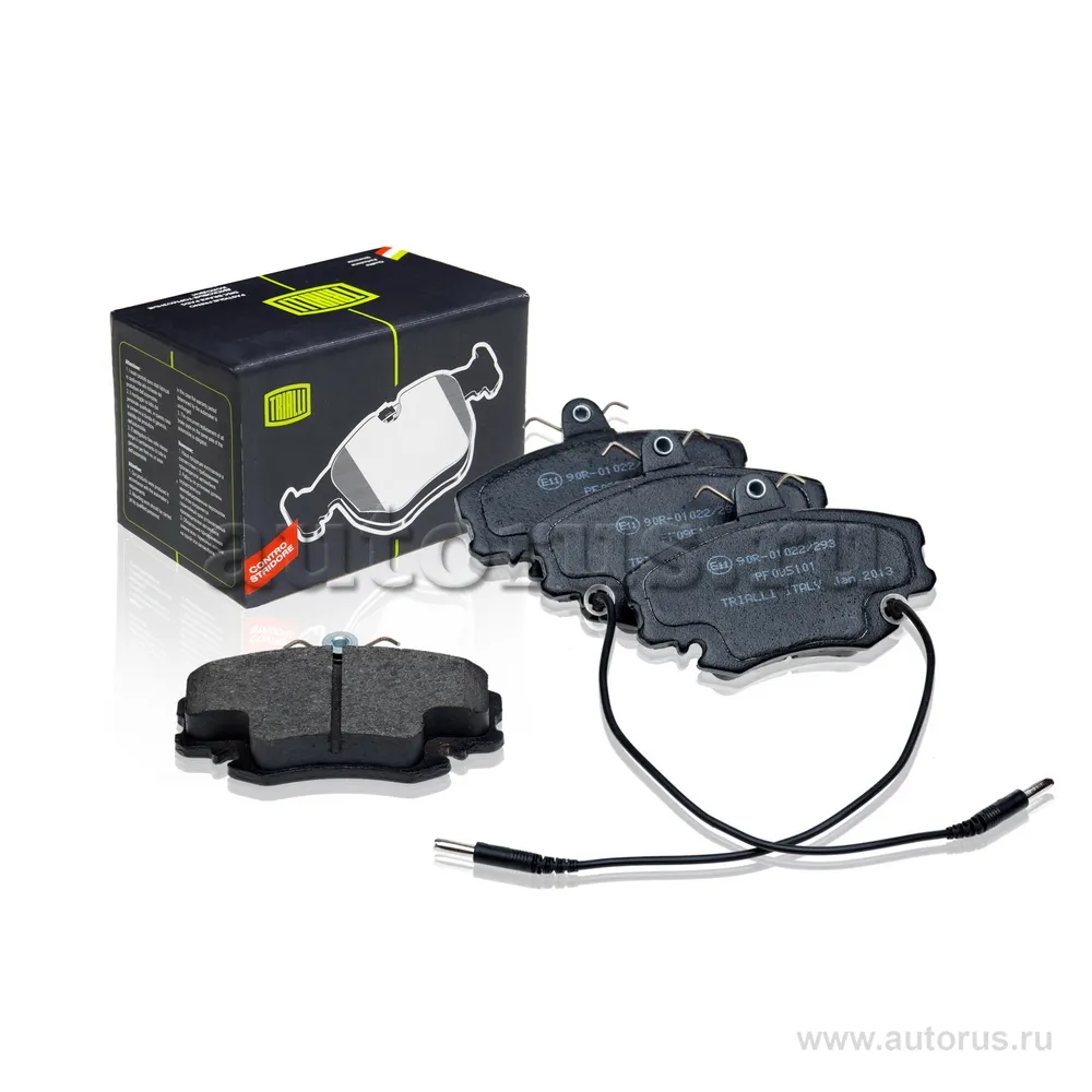Колодки торм. для а/м Лада Largus (12-) 8V/Renault Logan (04-) диск. перед. TRIALLI PF 095101