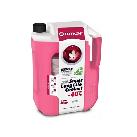 Антифриз TOTACHI Super LLC Red G12+ готовый -40C красный 4 л 4589904520716