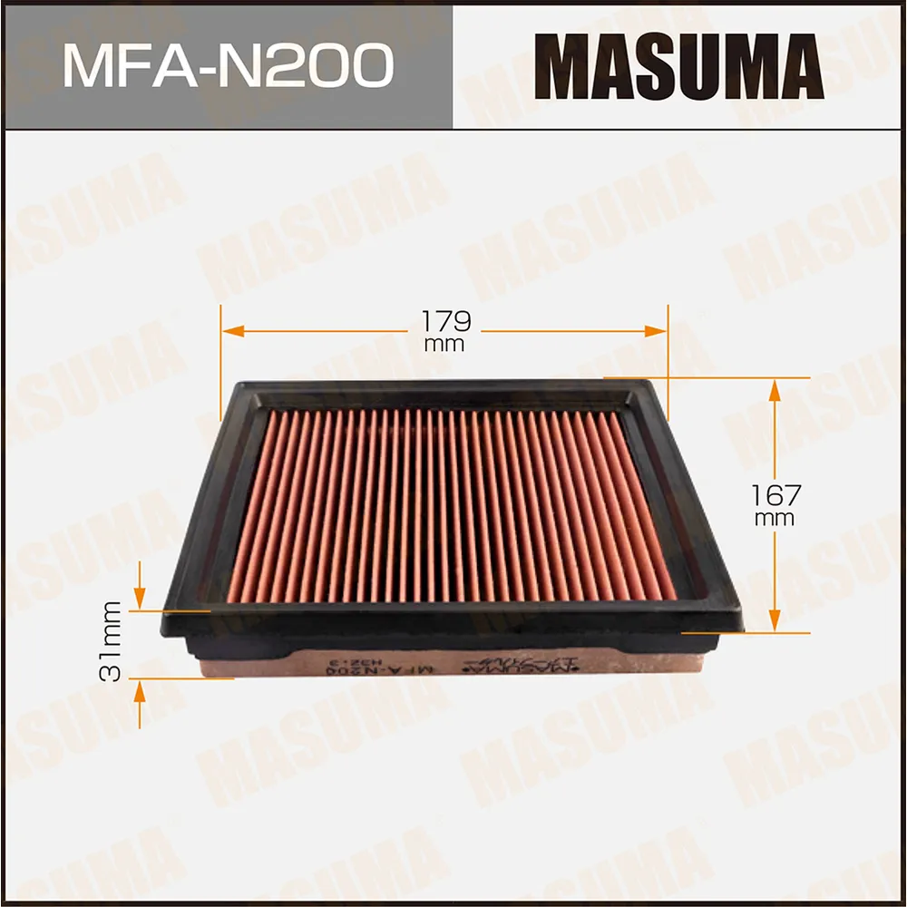 Фильтр воздушный NISSAN 350Z MASUMA MFA-N200