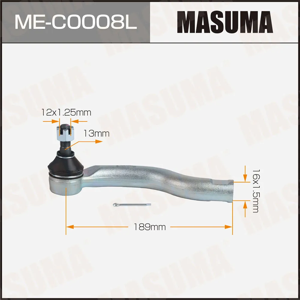 Наконечник рулевой тяги L MASUMA ME-C0008L