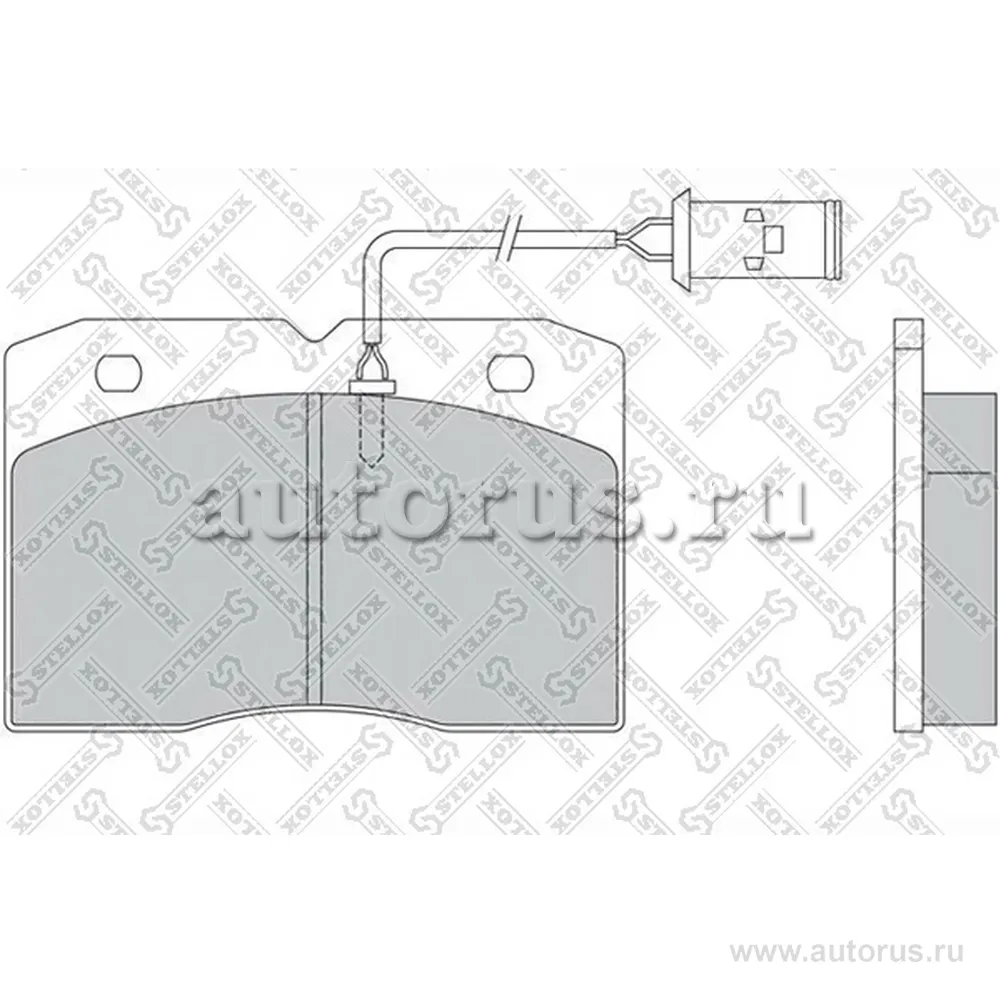 Колодки дисковые 29041 Omn Iveco Daily STELLOX 8501408_SX