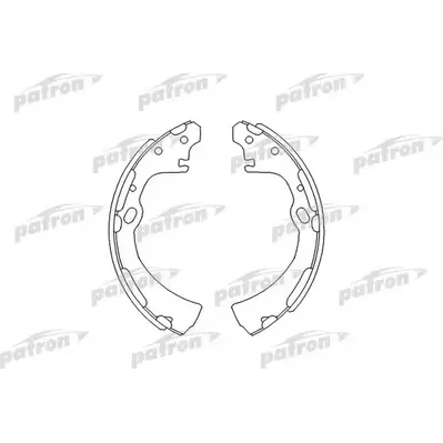 Колодки тормозные барабанные NISSAN: PICK UP 87-98, TERRANO I 87-95, URVAN авто PATRON PSP282