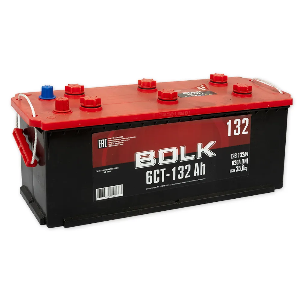 Аккумулятор BOLK Standart 132 А/ч R+(4) 513x182x240 A EN 820 А