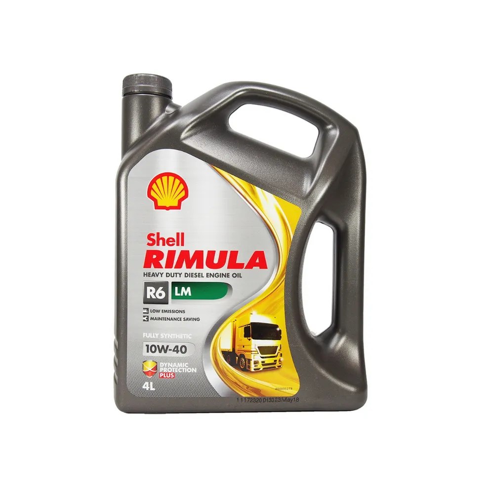 Масло моторное SHELL Rimula R6 LM 10W-40 синтетическое 5 л 550054436