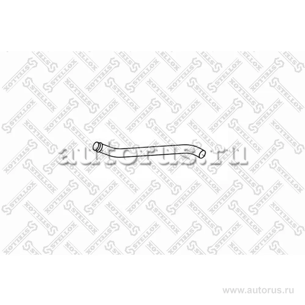 Труба глушителя приемная D/d 112/107 L 750 2-изг Volvo F12 TD102/1 STELLOX 82-03534-SX