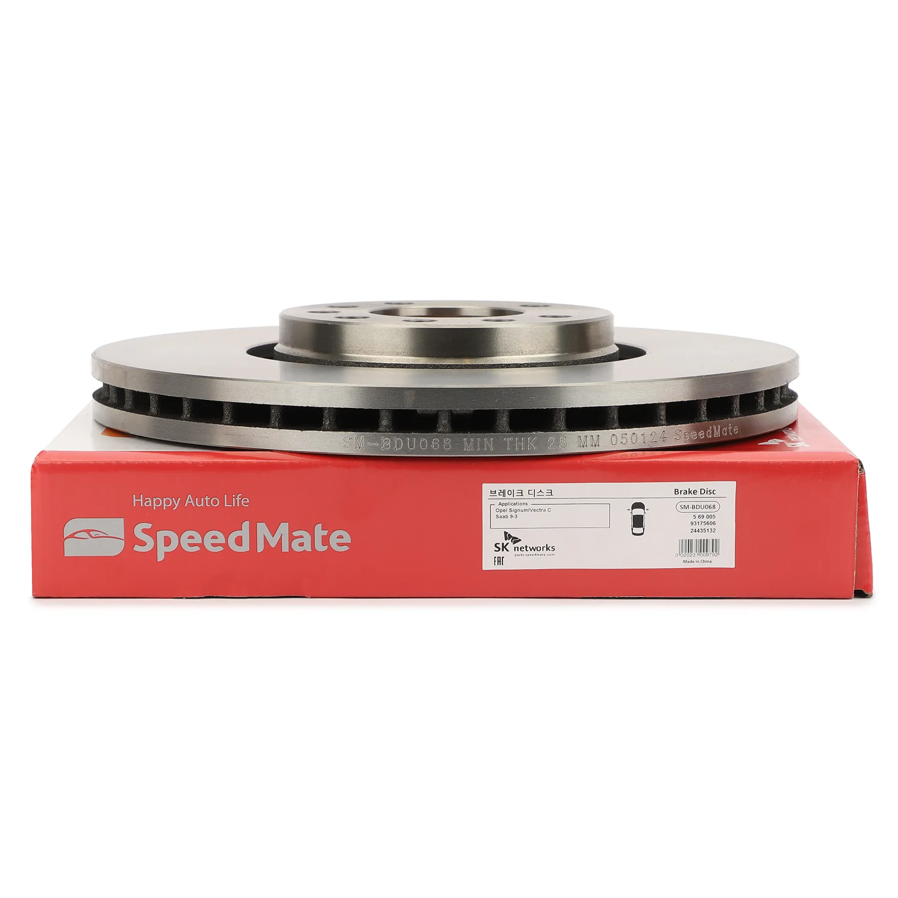 Диск тормозной передний OPEL SIGNUM,VECTRA C/SAAB 9-3 SPEEDMATE SM-BDU068